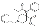Benzylcarfentanil structure.png