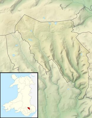 Blaenau Gwent UK relief location map.jpg