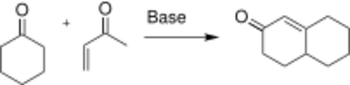 Robinson annulation reaction