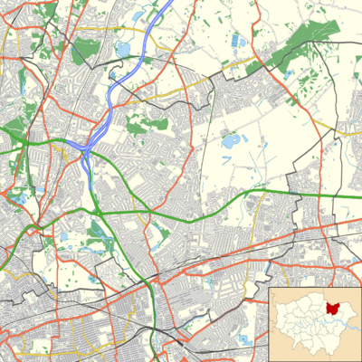 Redbridge London UK location map.svg