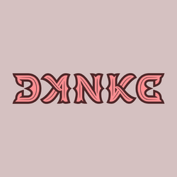 Ambigramm Danke (pink).png