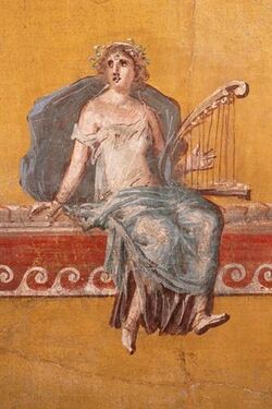 Harfenspielerin Römisches Fresko.jpg