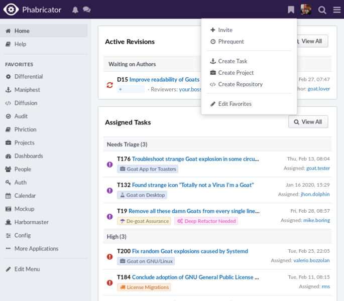File:Phabricator homepage overview with top Favorites menu opened.png