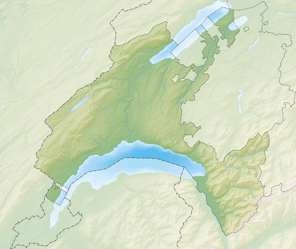 Location map/data/Canton of Vaud is located in Canton of Vaud