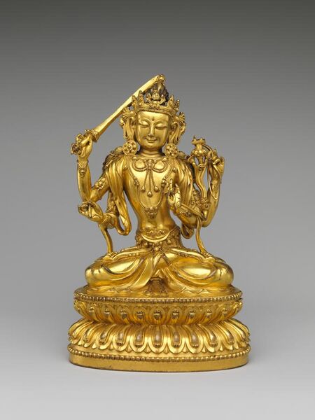 File:Bodhisattva Manjushri as Tikshna-Manjushri (Minjie Wenshu) MET DP164061.jpg
