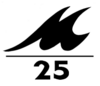 Merit 25 sail badge.png