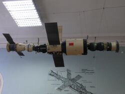Moscow Polytechnical Museum, Salut space station.jpg