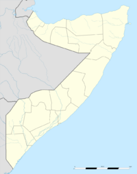 Harardhere is located in Somalia