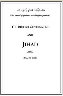 Title Page of 'British Government and Jihad'-1900.jpg