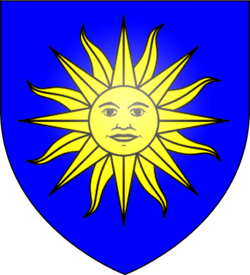 Arms of the St Cleere family of St Osyth, Essex.png