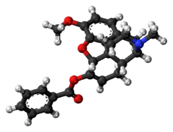 Benzhydrocodone molecule ball.png