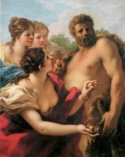 Hercules and the Hesperides by Giovanni Antonio Pellegrini.jpg