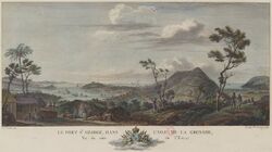 Port Saint-Georges dans l'île de la Grenade en 1776.jpg