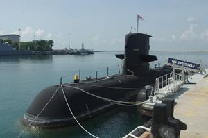 Singapore Navy RSS Swordsman Archer class Submarine IMDEX 2019 Changi Singapore.jpg