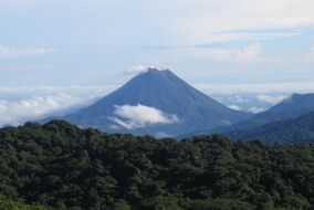 Arenal Volcano as seen from Monteverde.jpg