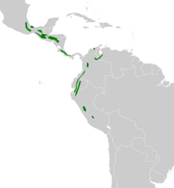 Bolborhynchus lineola map.svg
