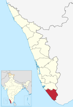 India Kerala Thiruvananthapuram district.svg