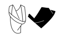 KCL simple hood shape outline.svg
