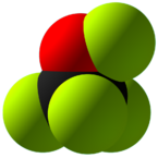 Trifluoromethyl hypofluorite Space Fill.png