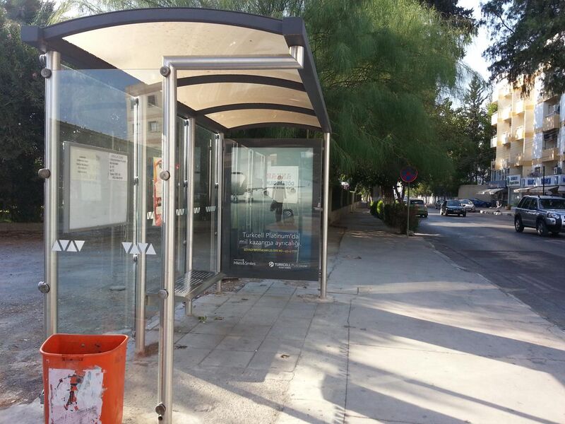 File:Bus stop in Bedrettin Demirel Avenue North Nicosia.jpg