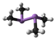 Ball and stick model of cacodyl