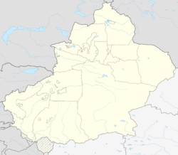 Korla is located in Xinjiang