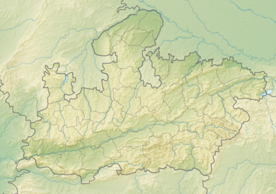India Madhya Pradesh relief map.png