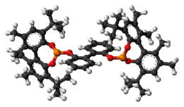 Ball-and-stick model of the kelliphite molecule