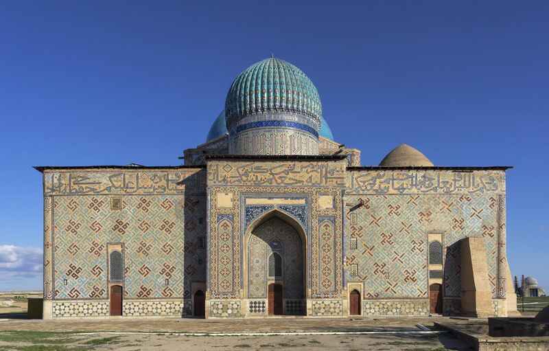 File:Mausoleum of Khoja Ahmed Yasawi in Hazrat-e Turkestan, Kazakhstan.jpg