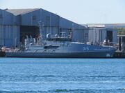ADV Cape Peron at Austal shipyards in Henderson, Western Australia, February 2022 01.jpg