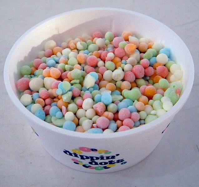 File:Dippin' Dots Rainbow Flavored Ice.jpg