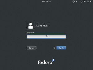 Fedora 21 login screen.png