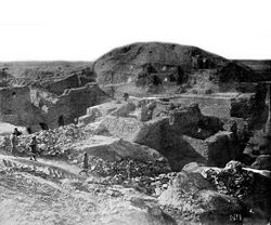 Nippur, Temple of Bel excavation.jpg