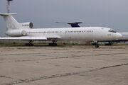 RA-85743 Tupolev Tu.154 All White (7269605012).jpg