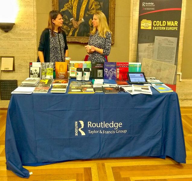 File:Routledge stand at Senate House History Day 2018.jpg