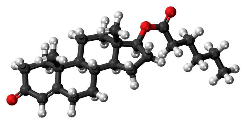 File:Testosterone caproate molecule ball.png