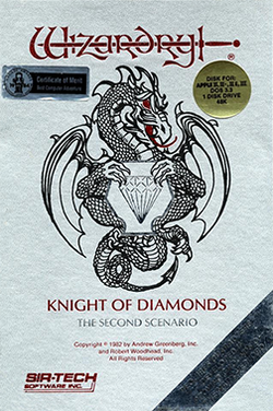 Wizardry II - The Knight of Diamonds Coverart.png