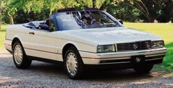 1989 Cadillac Allanté Convertible 4.5L V8 front, Chelsea 5.18.19.jpg