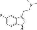 5-Fluoro-DMT structure.png