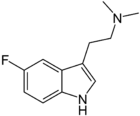 5-Fluoro-DMT structure.png