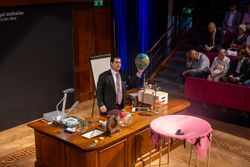 Brian Keating at the Royal Institution 2023 10.jpg