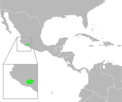 Bufo pisinnus distribution.svg