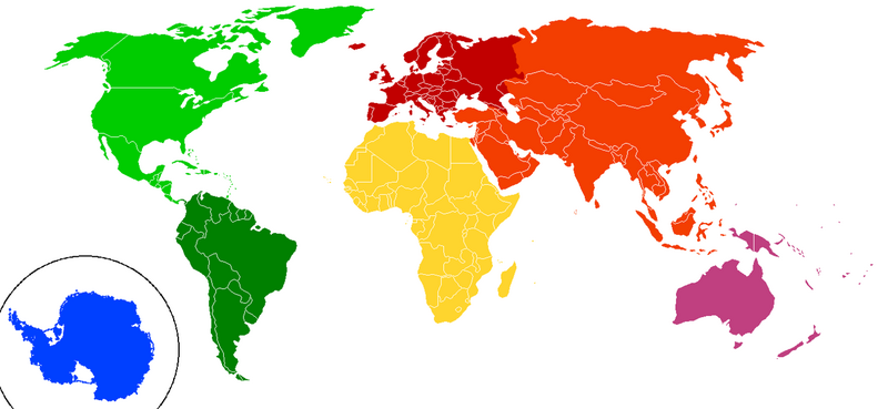 File:Continents by colour.png