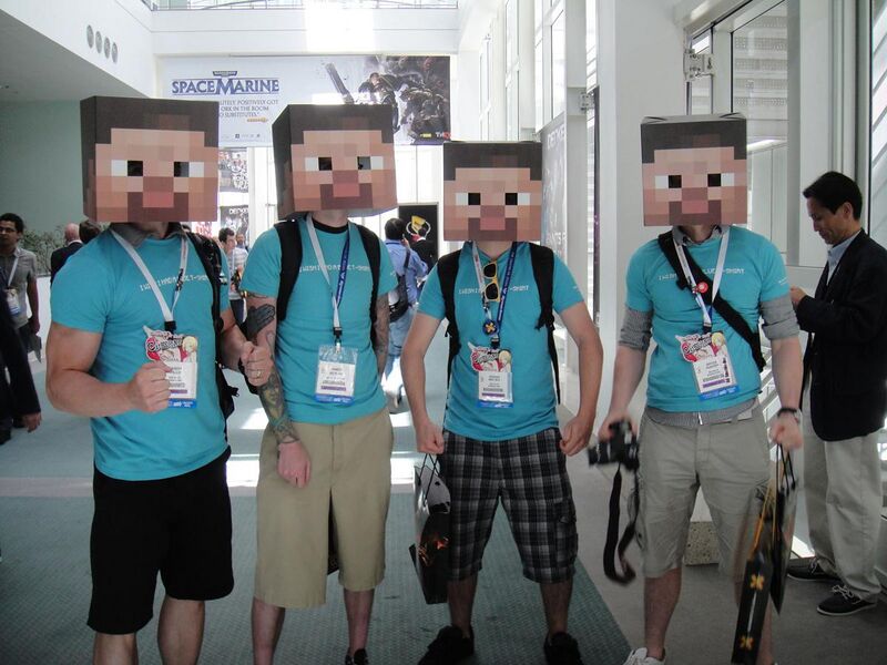 File:E3 2011 - box-headed Minecraft men (5822675610).jpg