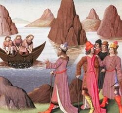 Sergius-orata-demonstrates fishing Medieval French Illustration.jpg