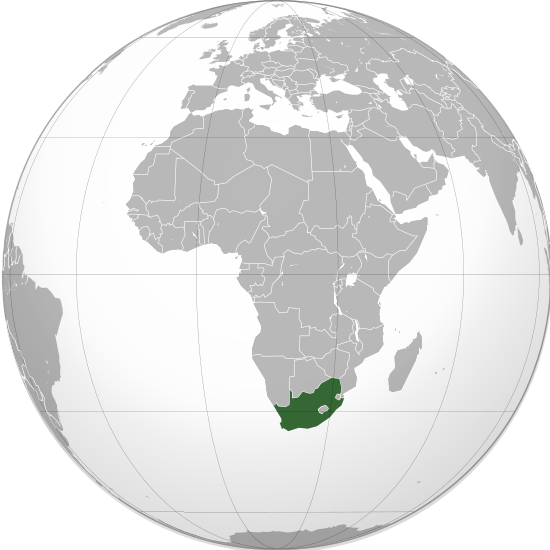 File:South Africa (orthographic projection).svg