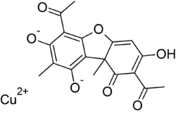 Structure of Copper usnate.png