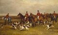 William H Hopkins (active 1853-1890-d. 1892) - Her Majesty's Buckhounds with the Earl of Hardwicke, Huntsmen and Whips - RCIN 407840 - Royal Collection.jpg