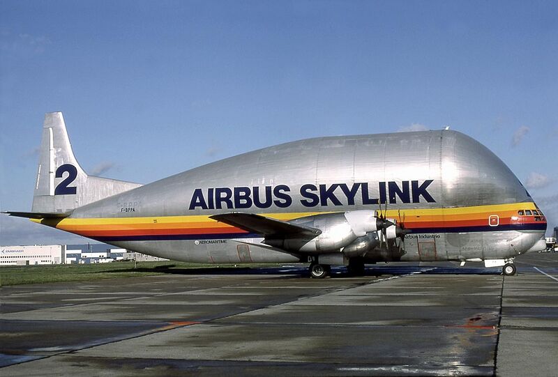 File:Aero Spacelines 377SGT Super Guppy Turbine, Airbus Skylink AN0586290.jpg