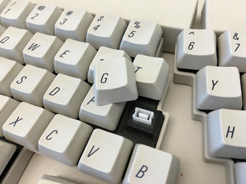 File:Apple Adjustable Keyboard With Key Switch Exposed.jpg